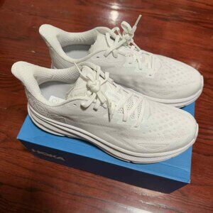 Hoka Men's Clifton 9 White Size 10.5